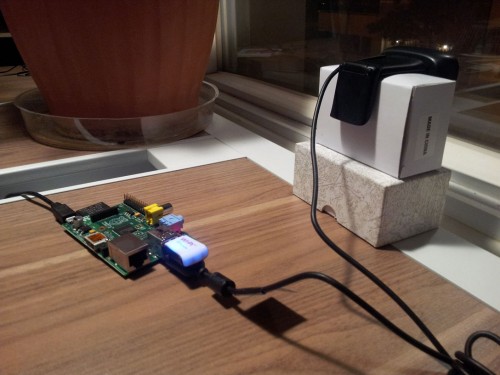 Raspberry Pi + Webcam setup